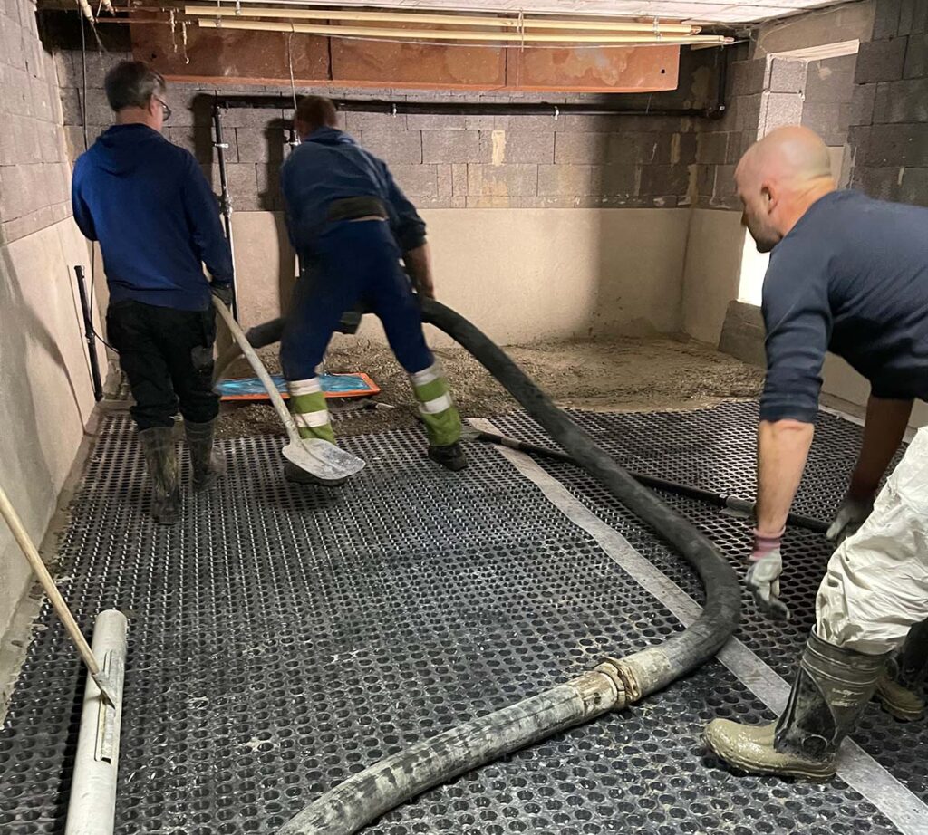 vochtige keldermuren