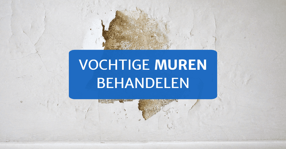 vocht uit muur halen