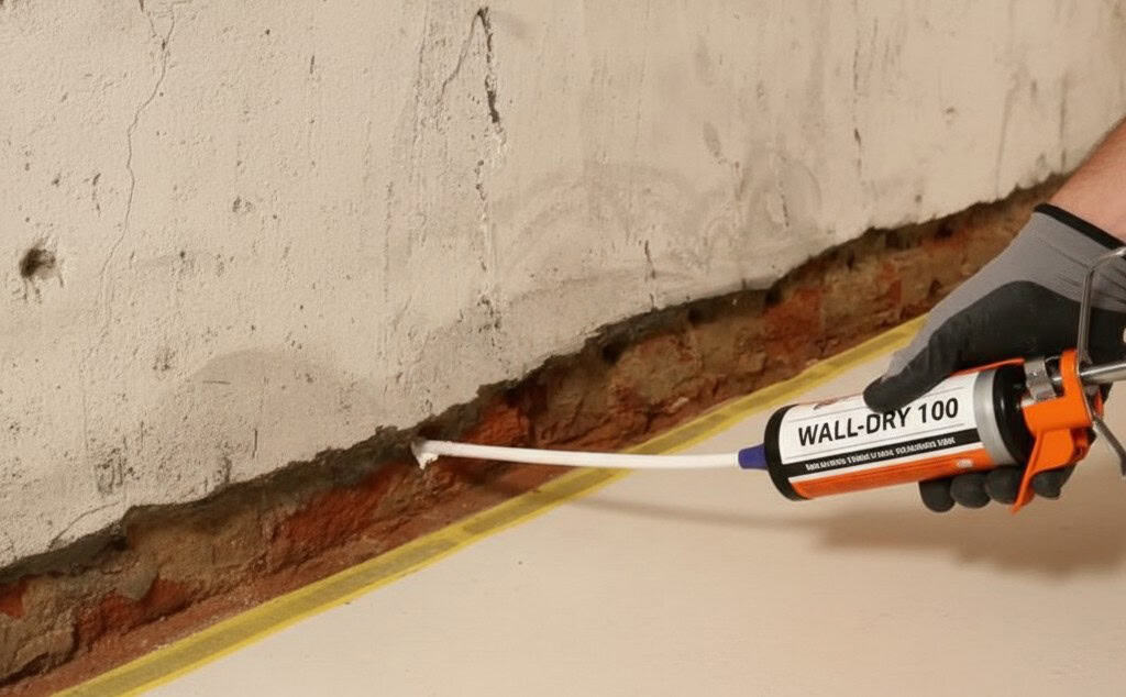injecteren muur