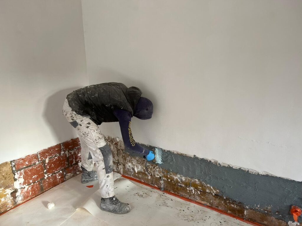 optrekkend vocht behandelen
